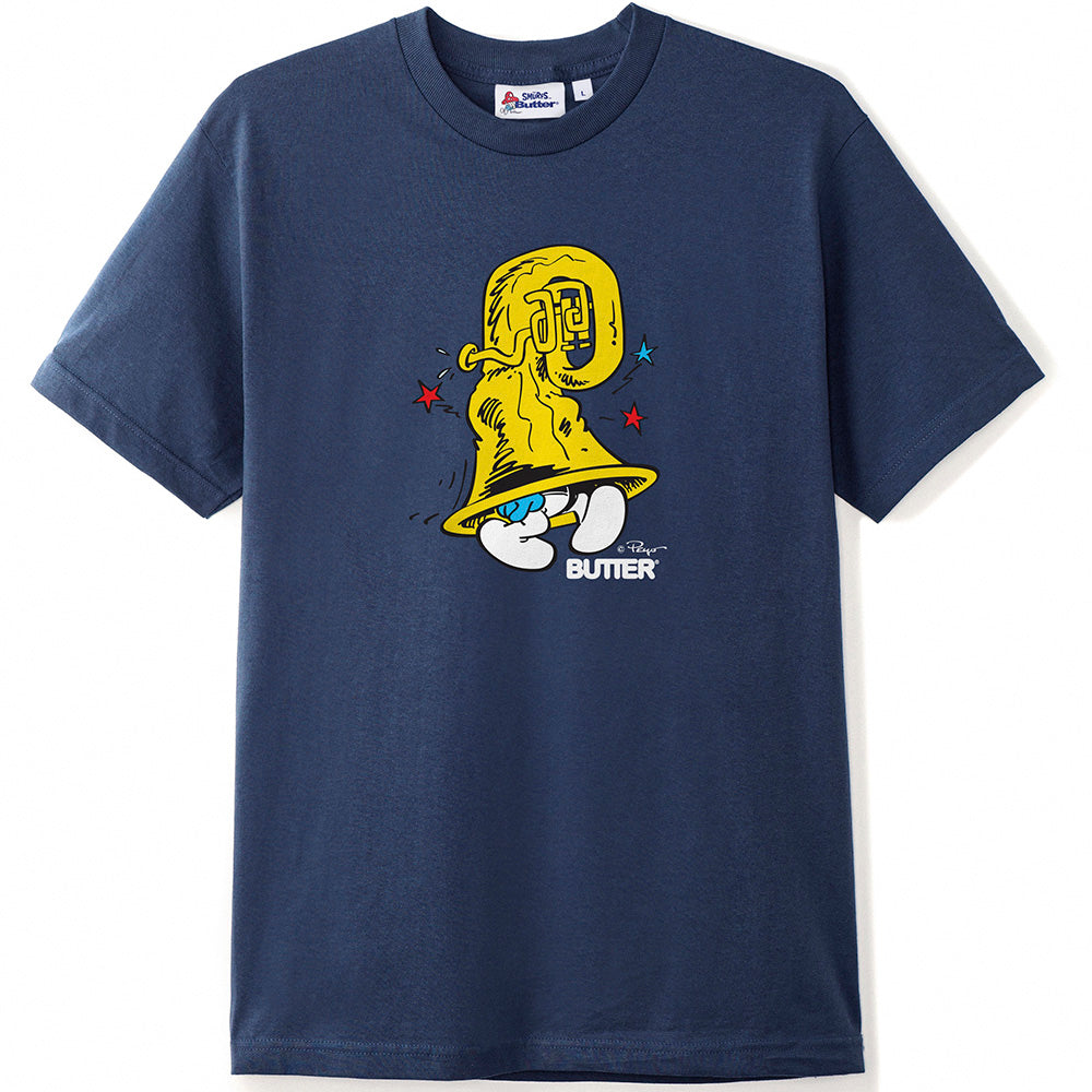 Butter Goods x The Smurfs Harmony Tee Denim NOTE shop