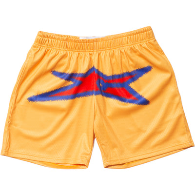 Carpet Company Bizarro Basketball Shorts Yellow