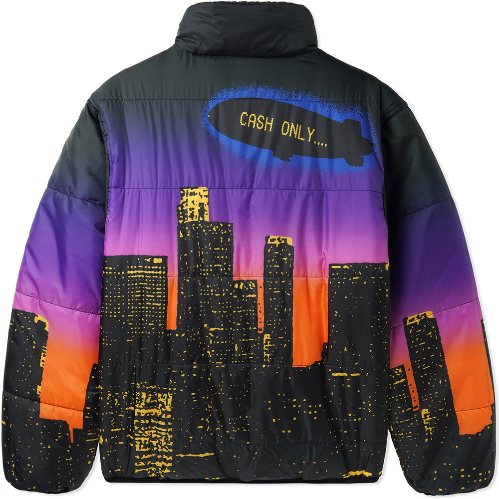 Cash Only City Reversible Puffer Jacket Black