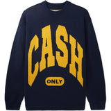Cash Only College Knitted Sweater Navy