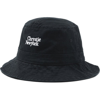 Chrystie Classic Logo Bucket Hat black