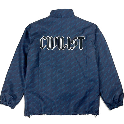 Civilist Allover Summer Track Jacket navy