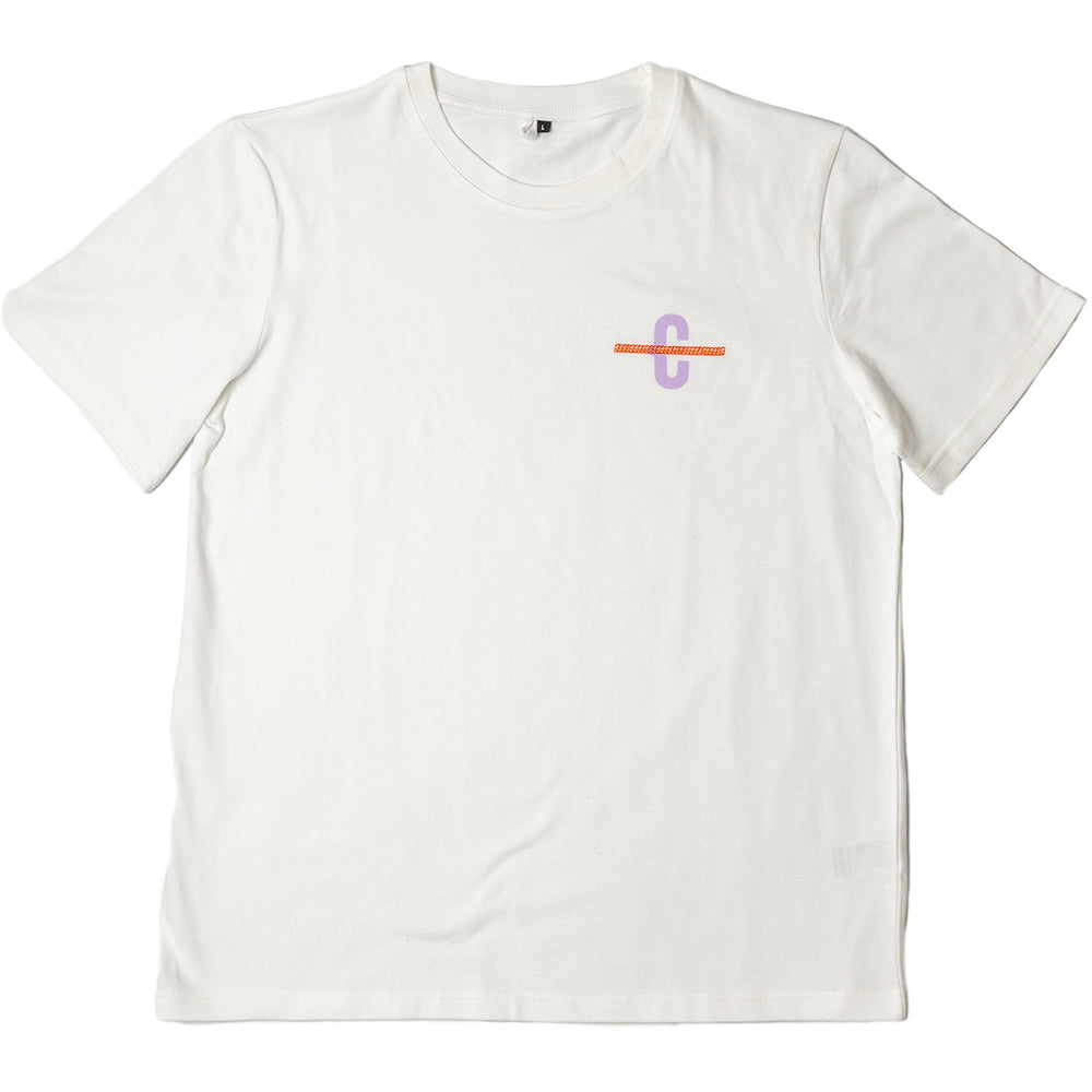 Clown UK Made Pocket Tee White