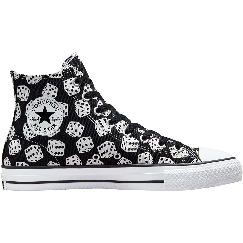 Converse CONS CTAS Pro Hi Dice Shoes Black/Black/White