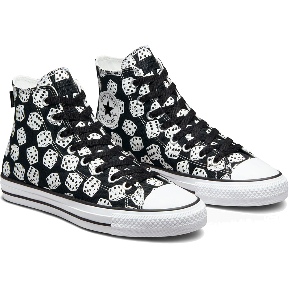 Converse CONS CTAS Pro Hi Dice Shoes Black/Black/White