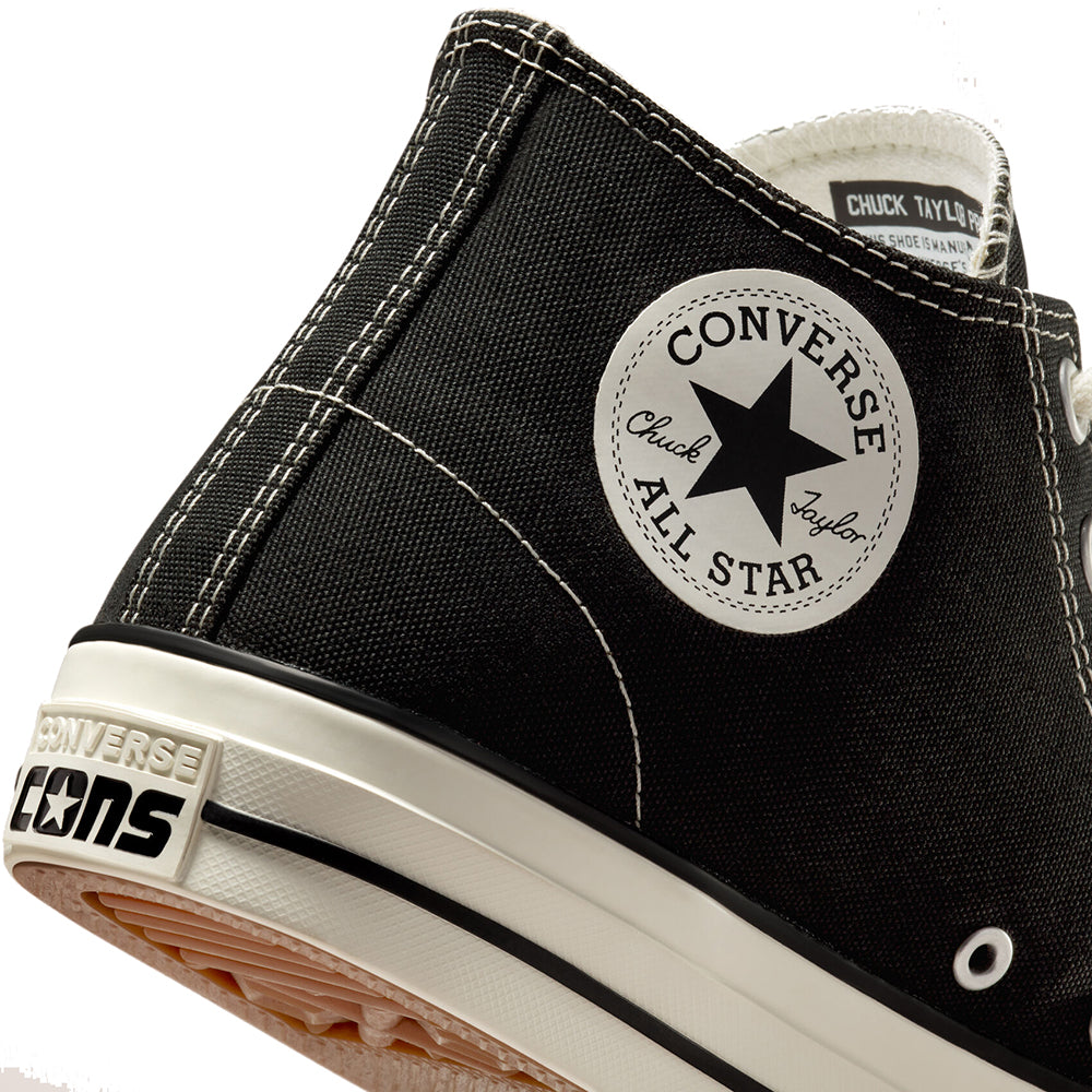 Converse CONS CTAS Pro Mid Shoes Black/Black/Egret