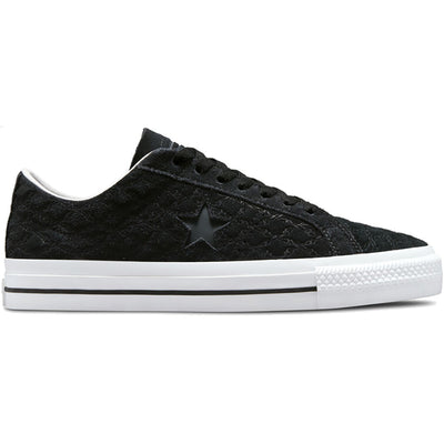 Converse CONS One Star Pro Bones Shoes Black/Black/White