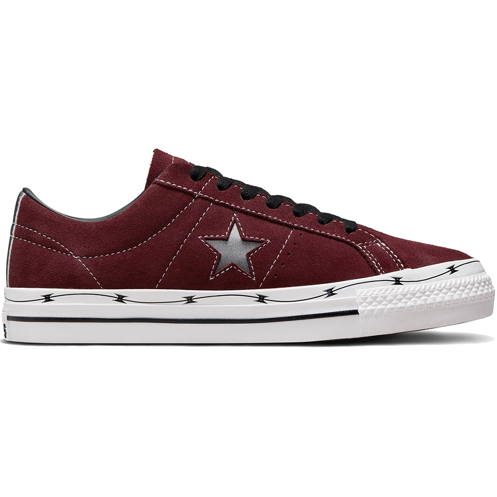 Converse CONS One Star Pro Razor Wire Shoes Deep Bordeaux/Black/White