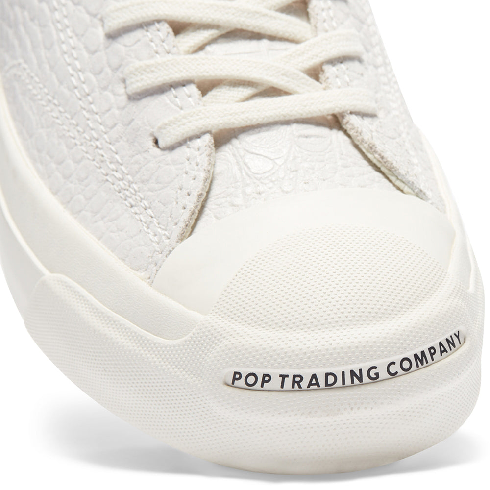 Converse CONS x Pop Trading Company JP Pro Hi egret/black/egret