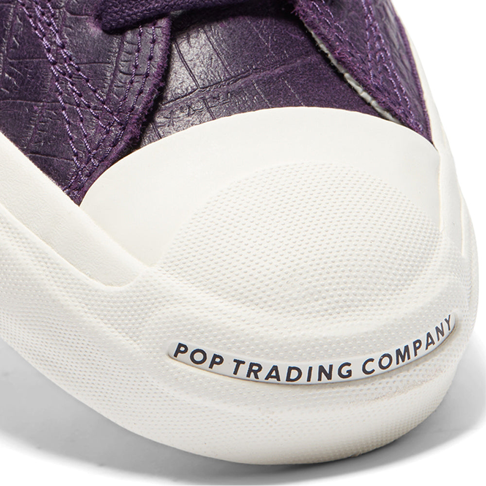 Converse CONS x Pop Trading Company JP Pro Ox grand purple/black/egret