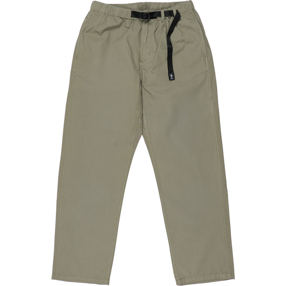 Dancer Belted Simple Pant Organic Cotton Ripstop Grey