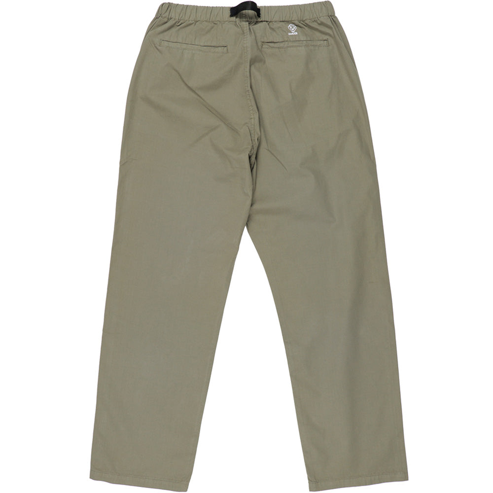 Dancer Belted Simple Pant Organic Cotton Ripstop Grey