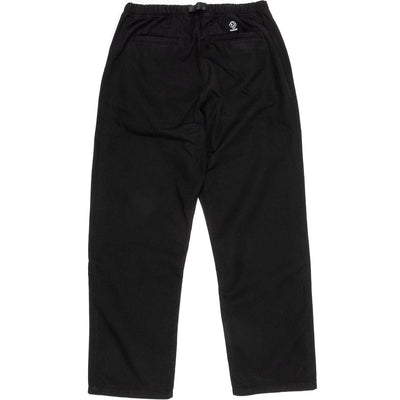 Dancer Belted Simple Pant canvas black