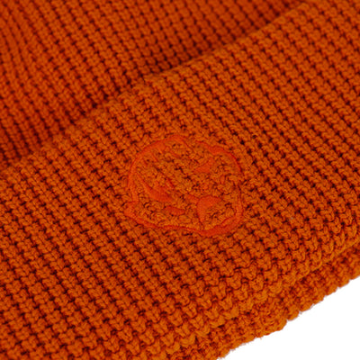 Dancer Waffle Knit Beanie Burnt Orange