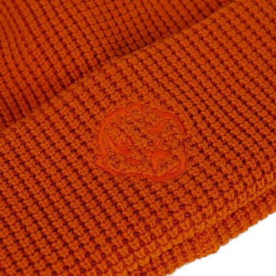 Dancer Waffle Knit Beanie Burnt Orange