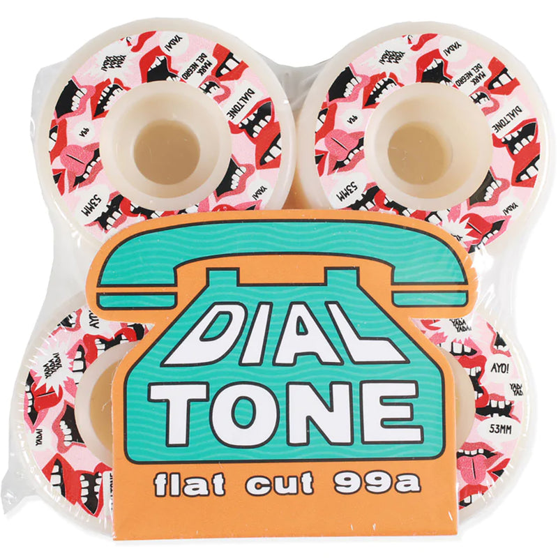 Dial Tone Mark Del Negro Yada Yada Flat Cut 99a Wheels 53mm
