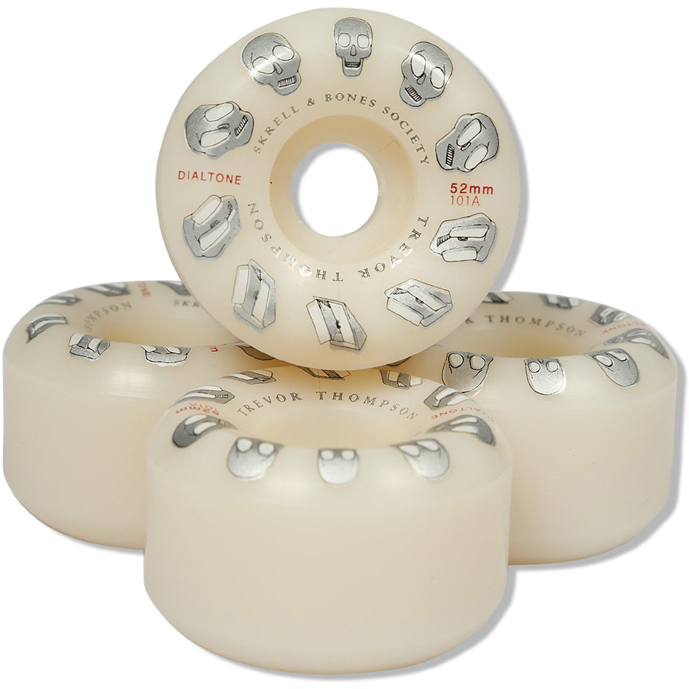 Dial Tone Trevor Thompson Skrell And Bones Conical 101a Skateboard Wheels 52mm