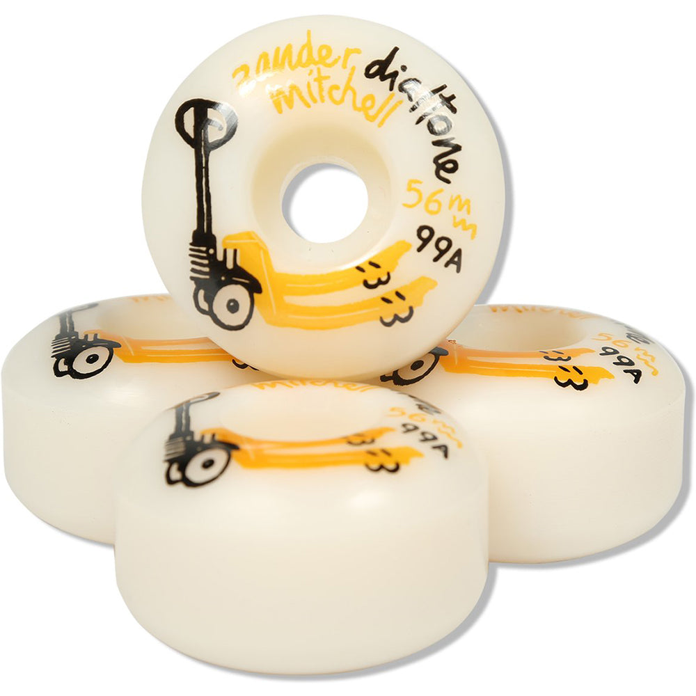 Dial Tone Zander Mitchell Day Job Standard 99a Skateboard Wheels 56mm