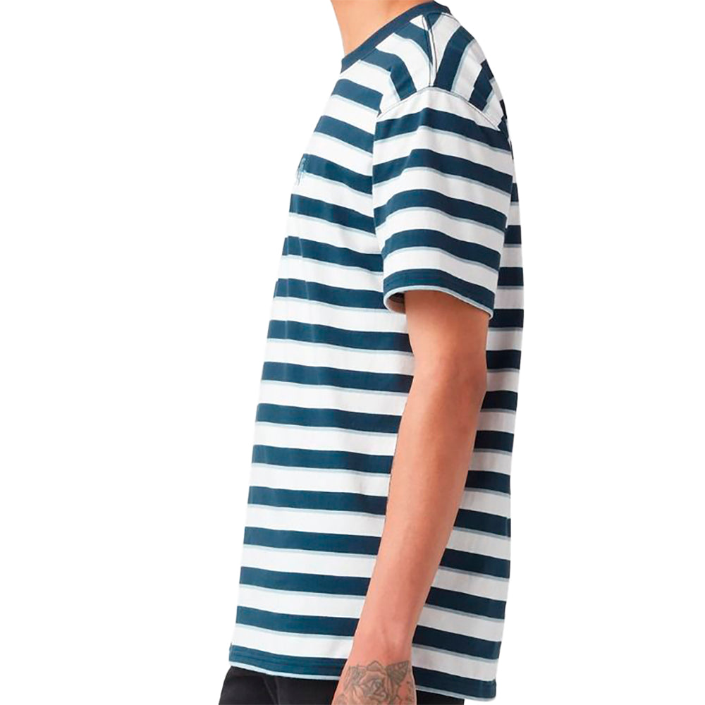 Dickies Vincent Alvarez Striped Short Sleeve T shirt airforce blue