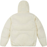 Dime Contrast Puffer Jacket Off White