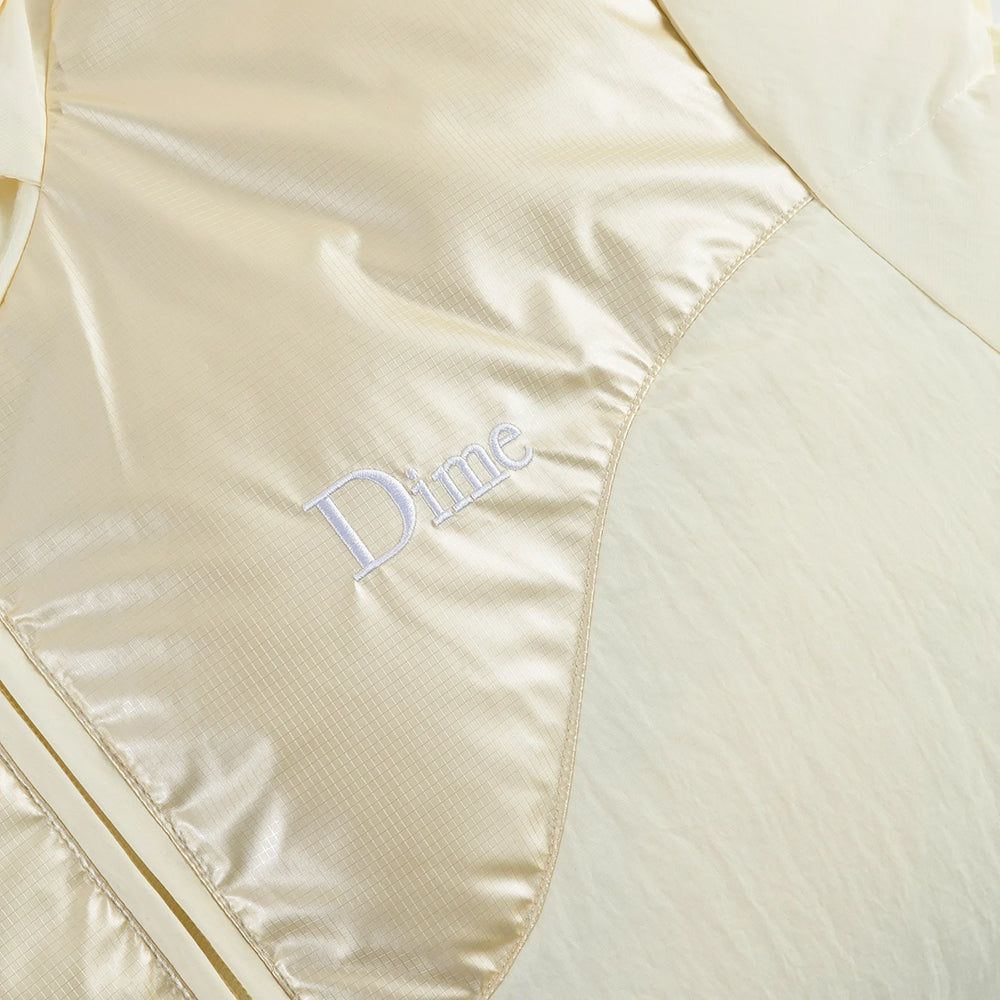 Dime Contrast Puffer Jacket Off White