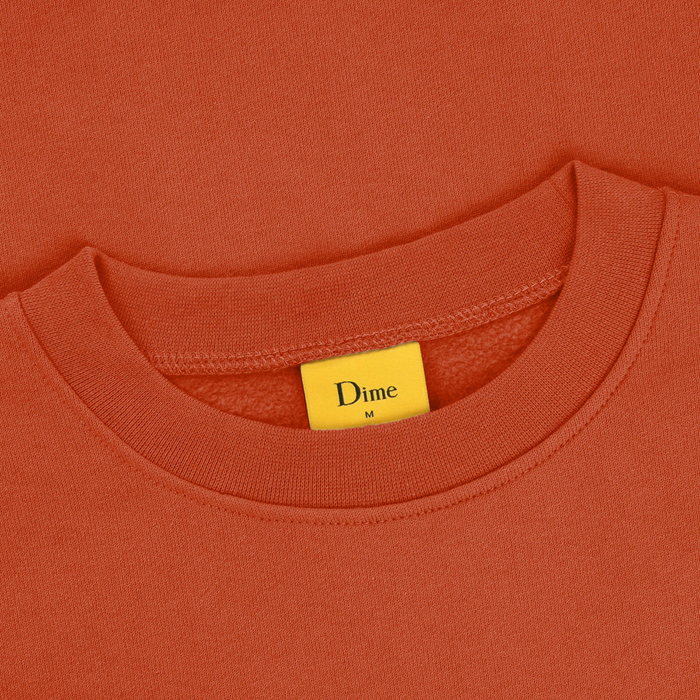 Dime Dimepedia Crewneck Autumn Red