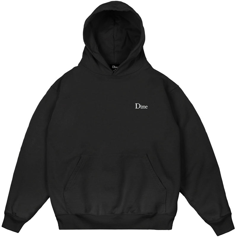 Dime Classic Small Logo Hoodie black