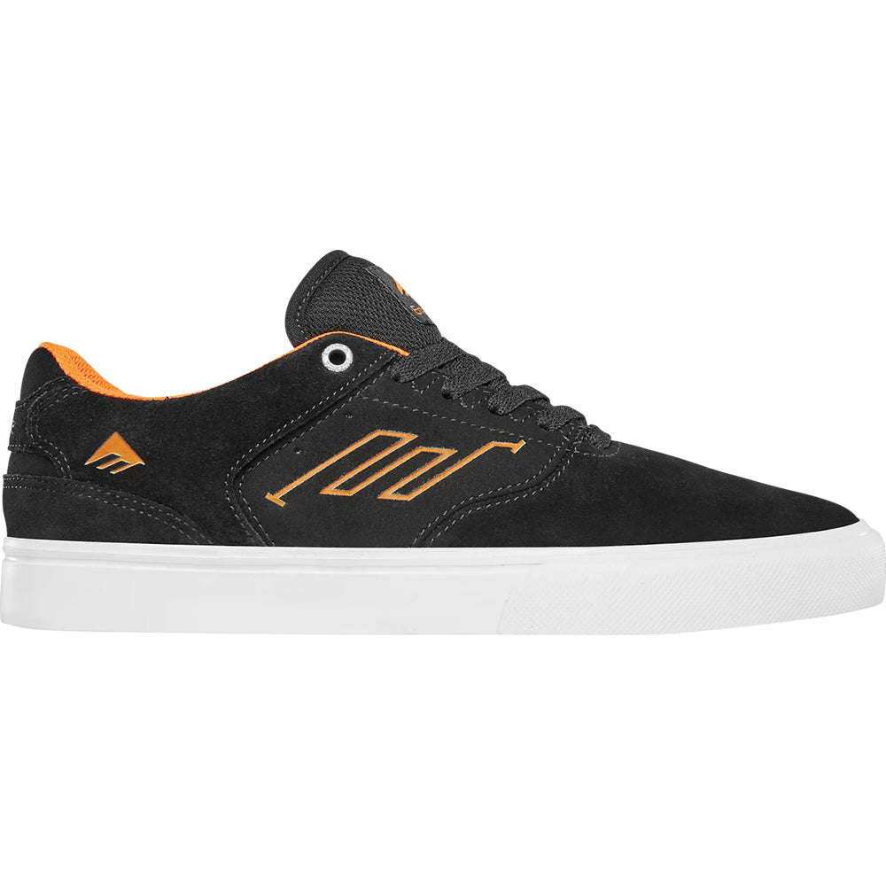 Emerica Low Vulc x Jordan Powell Shoes Black/White/Orange