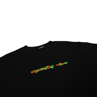 Eyes Look Left Fat Pockets T shirt Black