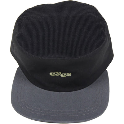 Eyes Look Left Pillbox Hat Black