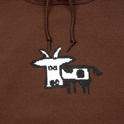 Frog Pure Cow Hoodie Brown