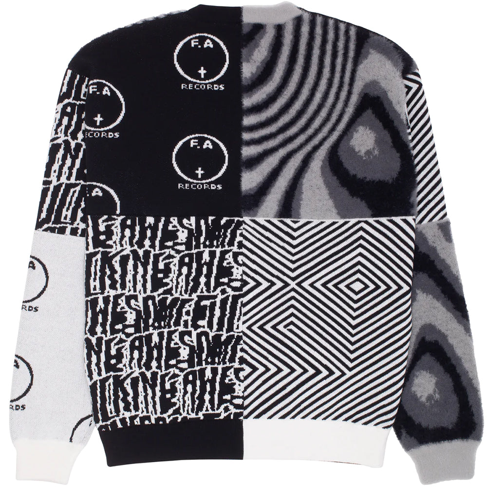 Fucking Awesome Cult Of Personality Sweater Black/White/Grey