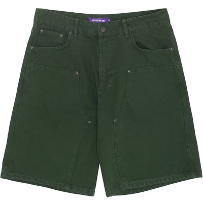 Fucking Awesome Double Knee Shorts Hunter Green