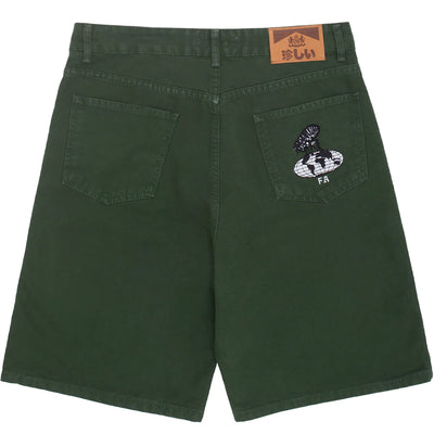 Fucking Awesome Double Knee Shorts Hunter Green