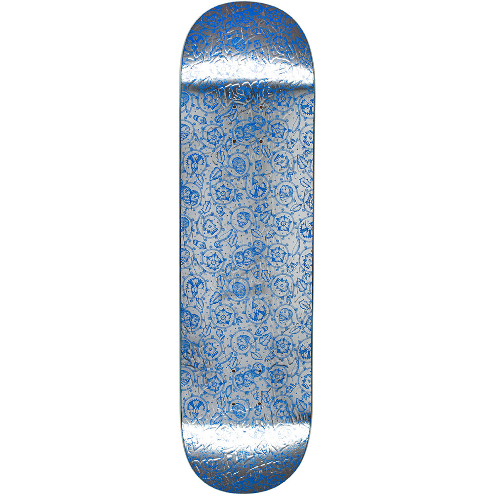 Fucking Awesome Flower Face Silver/Blue Deck 8.18"