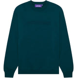 Fucking Awesome Stamp Embossed Crewneck Teal