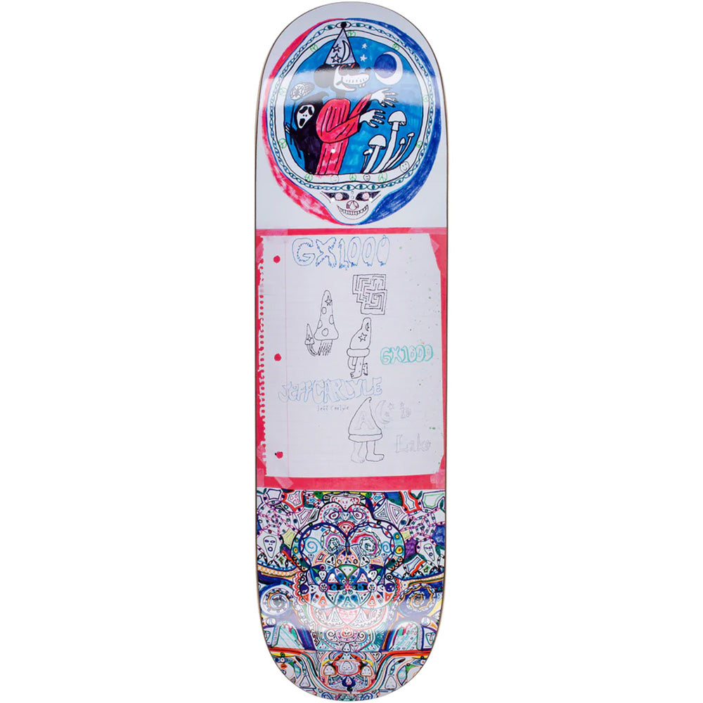 GX1000 Jeff Carlyle Acid Lake Skateboard Deck 8.25"
