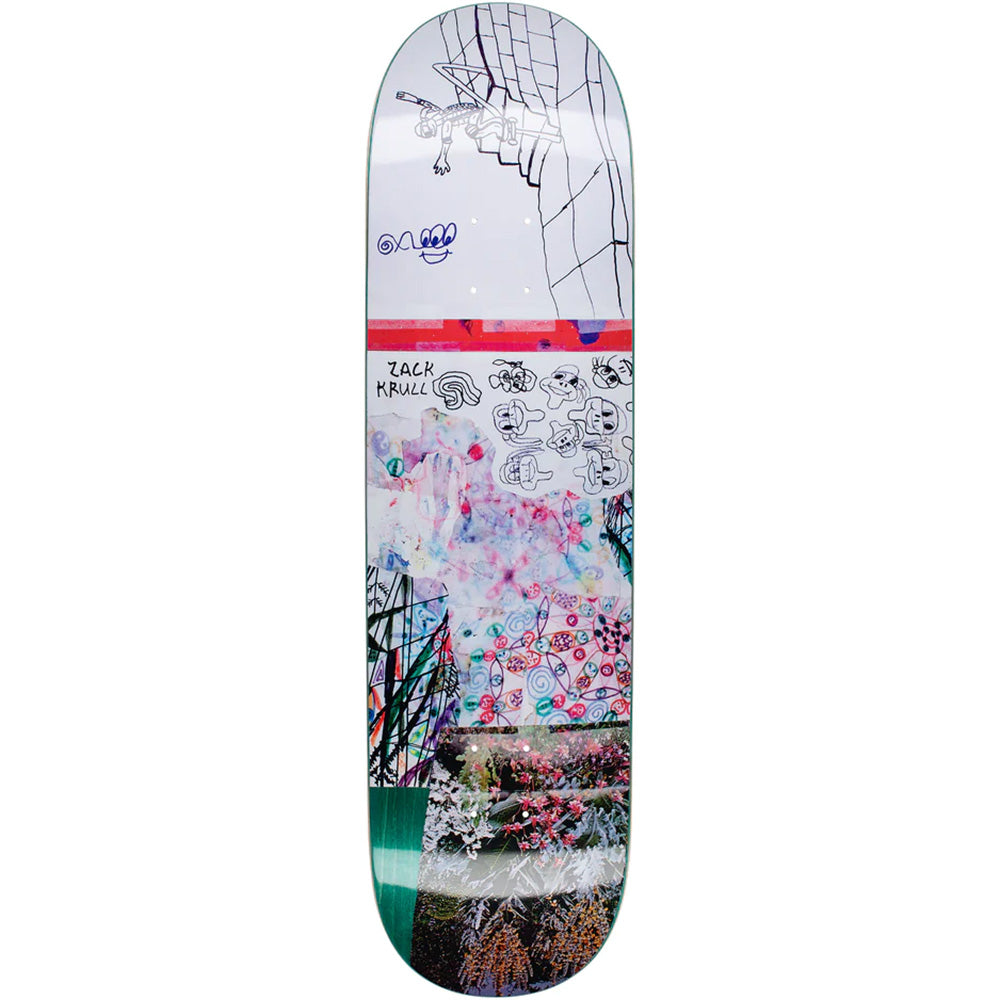 GX1000 Zack Krull Dark Spring Skateboard Deck 8.375"