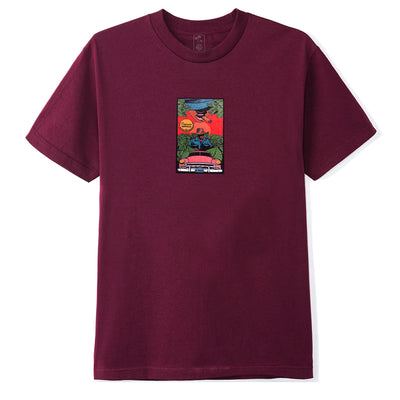Ganj Wax Cigar T shirt burgundy