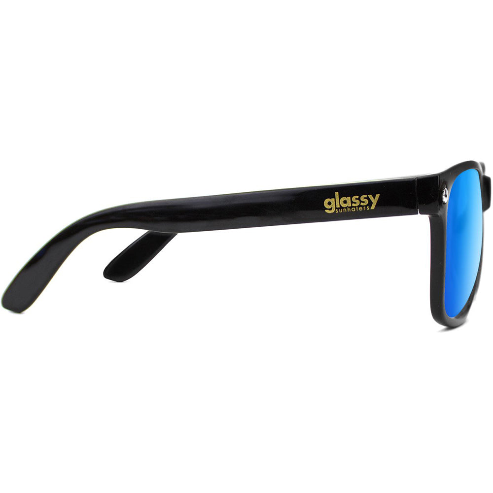 Glassy Leonard sunglasses black/blue mirror