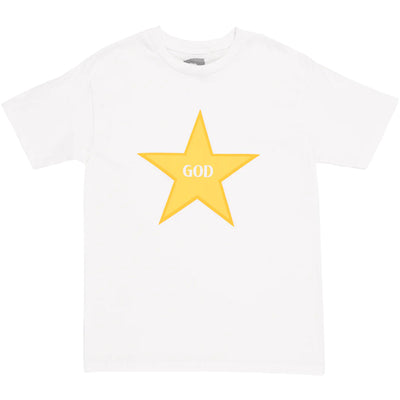 Glue God Star Tee White