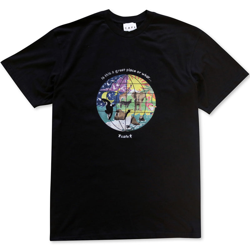 Skateboard Cafe Great Place Tee Black