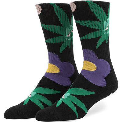 HUF Allergies Crew Sock Black