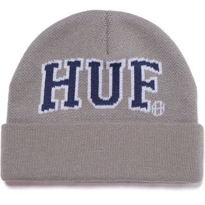 HUF Arch Logo Beanie Gunmetal