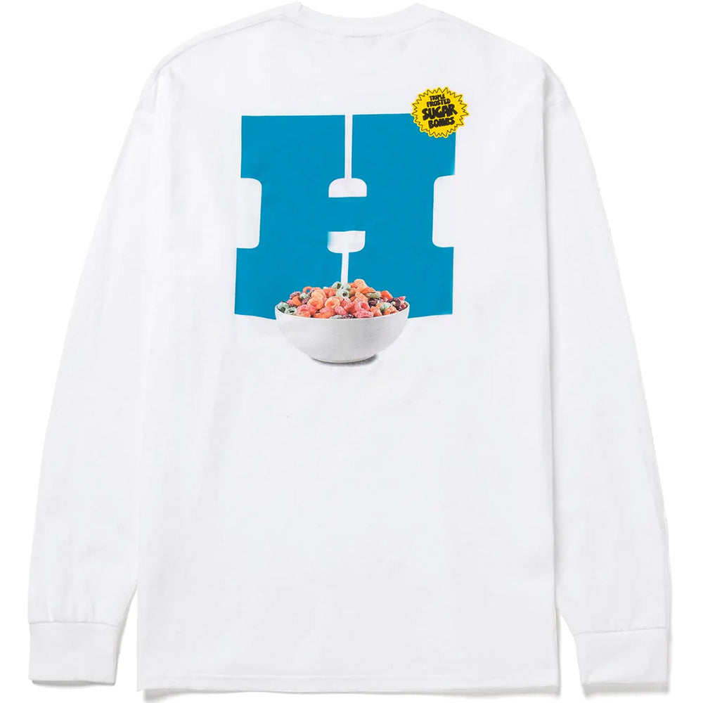 HUF Cereal Killer Long Sleeve T Shirt white