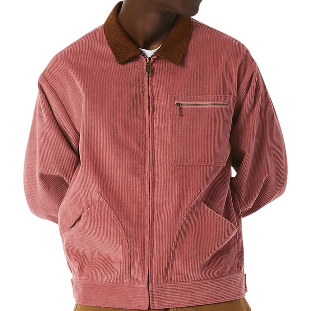 HUF Corduroy Trucker Jacket Dusty Rose