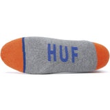 HUF Emb. Stripe Socks grey heather