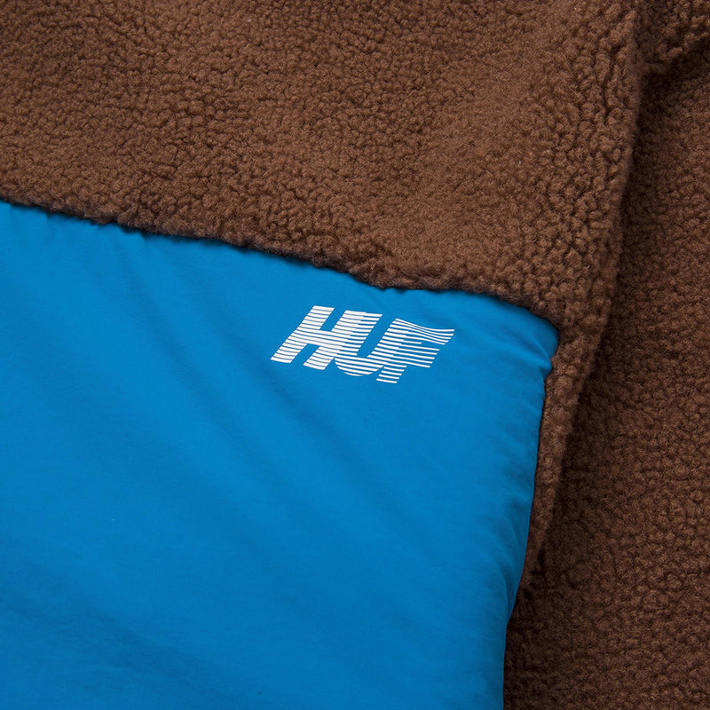 HUF Fort Point Sherpa Jacket dust brown