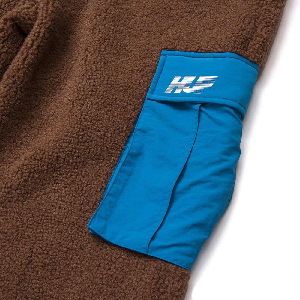 HUF Fort Point Sherpa Pant dust brown