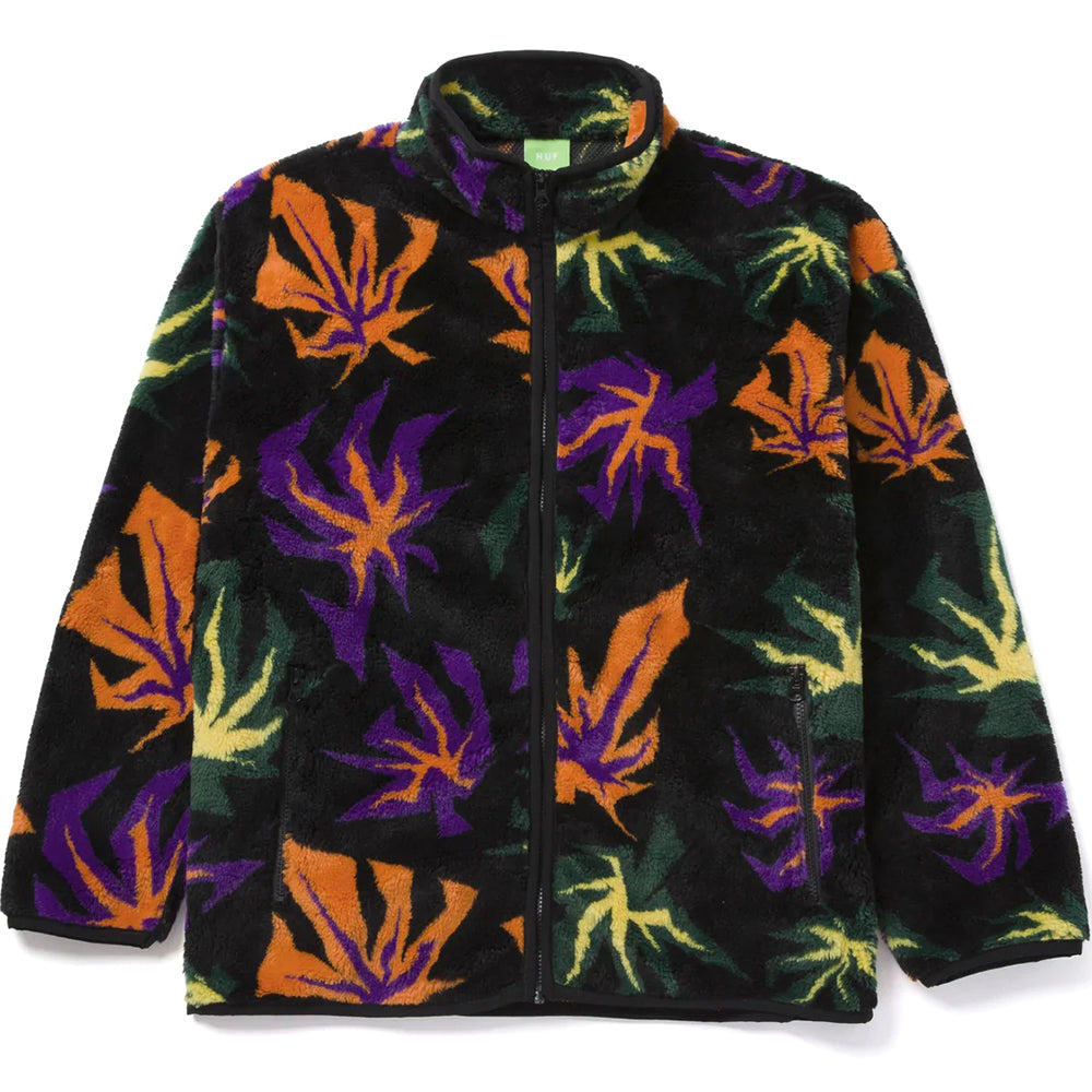 HUF Lowell Jacquard Sherpa Full-Zip Fleece Multi